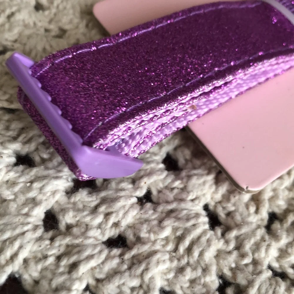 Paris Hilton Sparkly Purple Dog Collar SIZE M